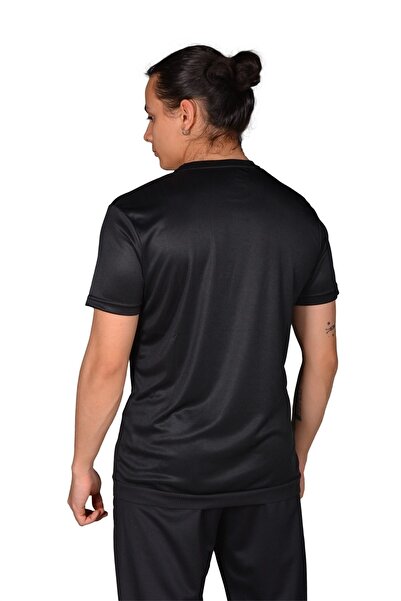 Joma Πολυ. Hawk - Ανδρικό μαύρο αθλητικό μπλουζάκι- 4231100