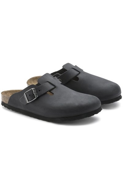 Birkenstock شبشب رجالي من بوسطن لوي باللون الأسود
