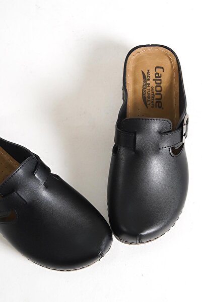 Capone Outfitters Anatomická měkká pohodlná podrážka na klínovém podpatku Mother pantofle