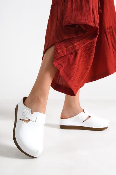 Capone Outfitters Anatomická měkká pohodlná podrážka na klínovém podpatku Mother pantofle