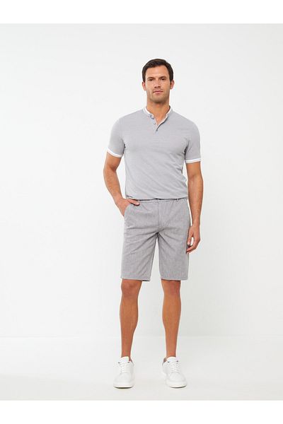 LC Waikiki Ανδρικές βερμούδες Standard Fit Linen