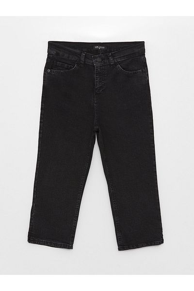 LC Waikiki Slim Fit Jeans Capri für Damen mit normaler Taille