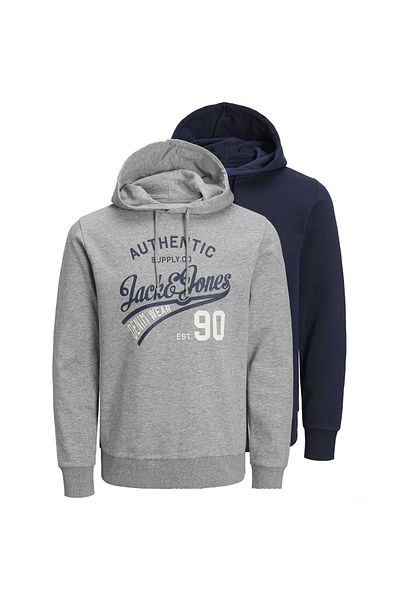 Jack & Jones JACK&JONES Pachet de 2 pulovere Herren Sweat cu glugă - Logo JJETHAN