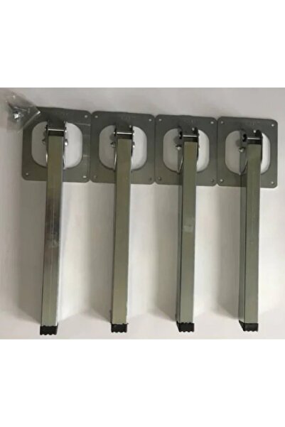 Filo Metal Katlanabilir Sofra Masa Ayağı 20 Cm ( 4 Adet ) + Vidaları