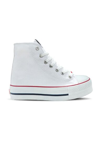 Slazenger Super High Kadın Beyaz Sneaker Platform Sa12lk211y-000