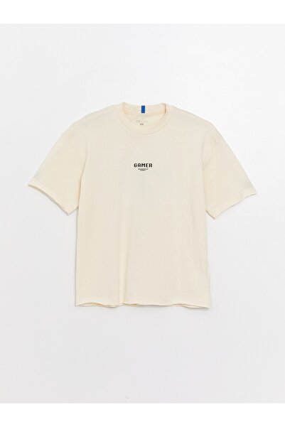 LC Waikiki Muška majica sa štampanjem - okrugli izrez, kratki rukav