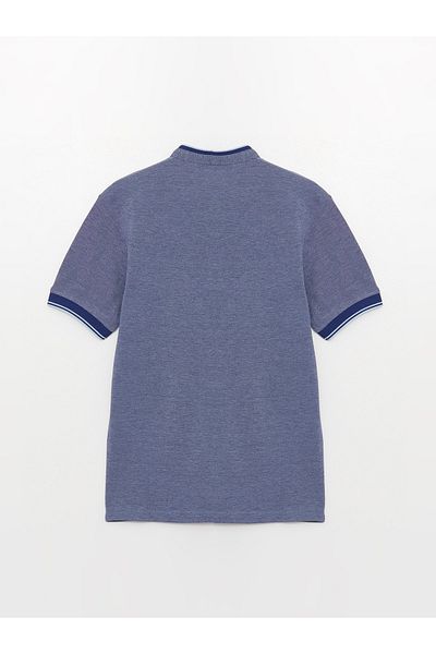 LC Waikiki Ανδρικό T-Shirt Pique - Ζυγός γιακάς, Κοντό μανίκι