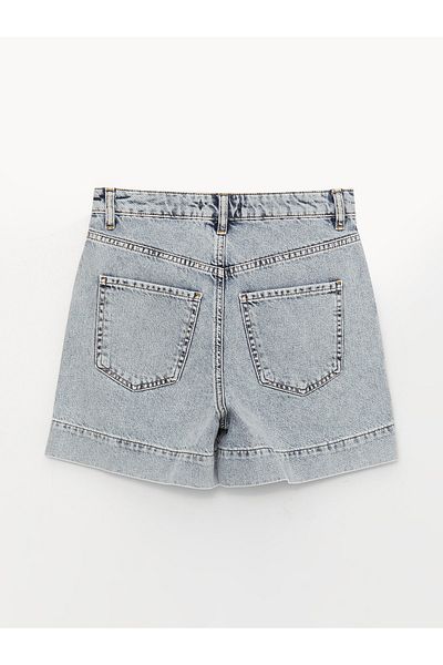 LC Waikiki Damen-Jeansshorts – Standard-Passform