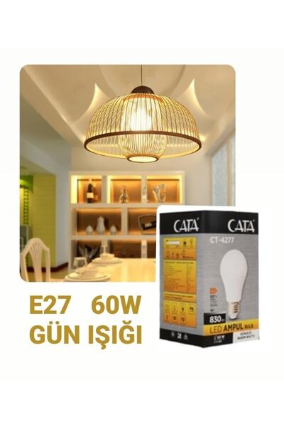 Cata Ct-4277 Gün Işığı Led Ampül Bulb 60w E27 Duy Tasarruflu Ampül