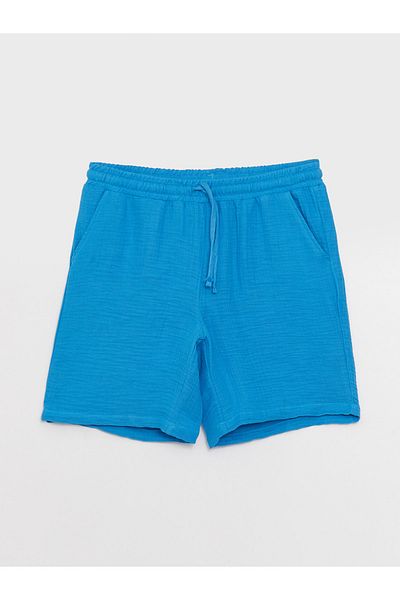 LC Waikiki Schlichte Umstandsshorts aus Musselin mit elastischem Bund