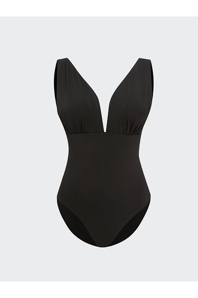 LC Waikiki Women's Plain Removable Padded Swimsuit