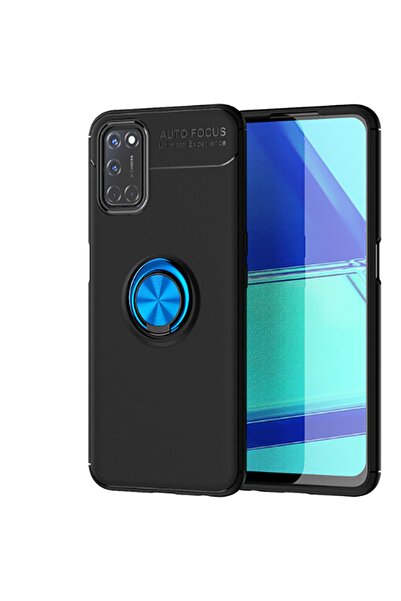 ZM STORE Oppo A52 / A72 / A92 Uyumlu Kılıf Yüzüklü Standlı Pürüzsüz Ve Soft A...