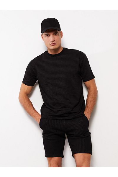 LC Waikiki Ανδρικό σορτς με υφή Slim Fit
