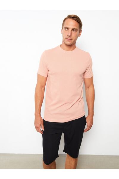 LC Waikiki Ανδρικό βαμβακερό κοντό μανίκι με λαιμόκοψη