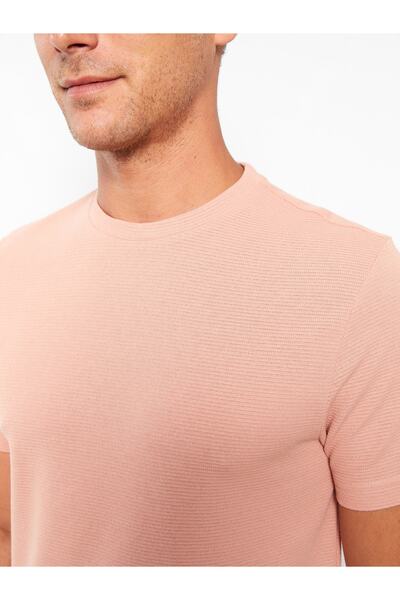 LC Waikiki Ανδρικό βαμβακερό κοντό μανίκι με λαιμόκοψη