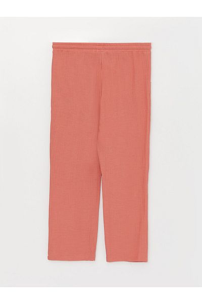 LC Waikiki Pantaloni drepti de maternitate din muselina cu talie elastica