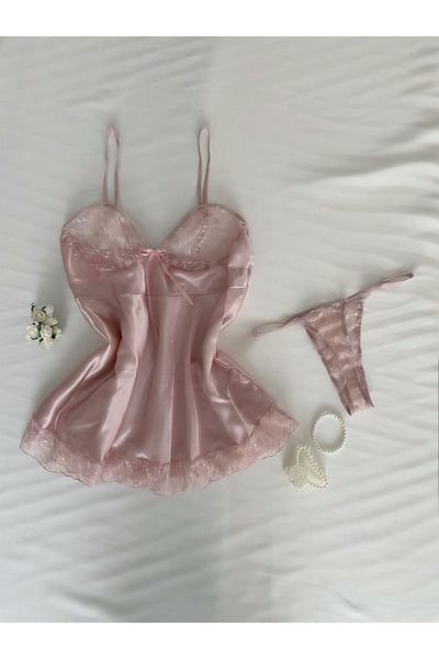 MH Moony Homewears Комплект бельо от 2 сатенени мини нощници Emily