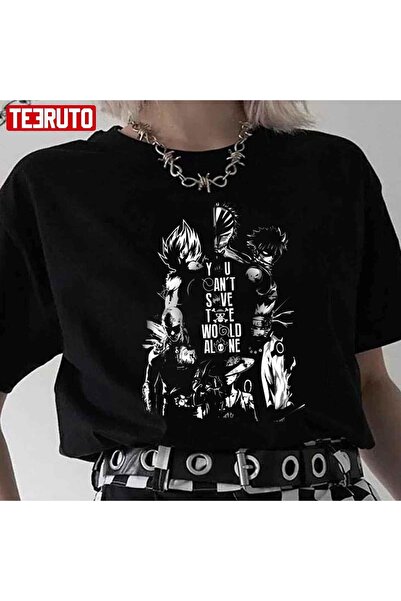 GALASHOP تي شيرت ناروتو سايتاما لوفي ناتسو جوكو كوروساكي للجنسين