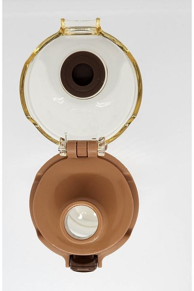 Shotay St-7009 طفل متوسط 550 مل لون بني مع نمط الدبدوب