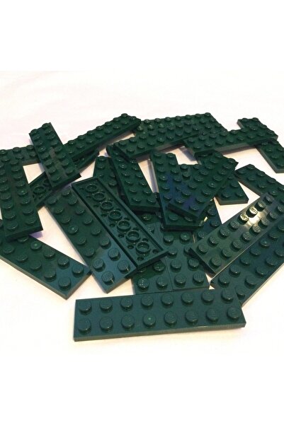 LEGO ملحق أصلي مخصص لوحة Moc Creator 2 × 8 طوب أخضر داكن 4 قطع سيتم إرسالها