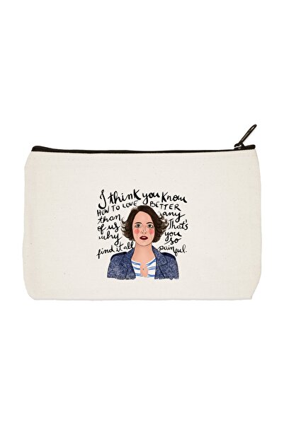 designedfy Чанта за грим Fleabag 2 с щампа, калъф за моливи, чанта