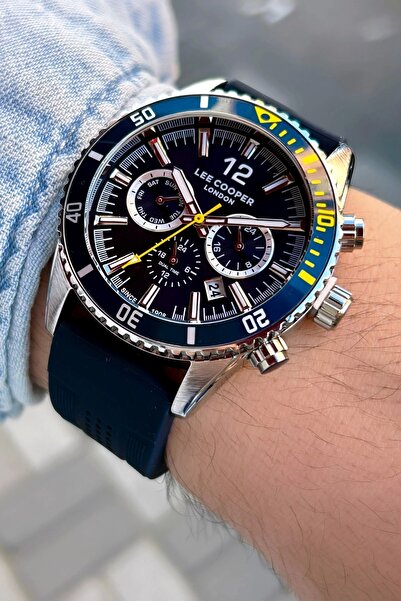 Lee Cooper Lc07628.399 Silicone Cord Function Men's Wristwatch