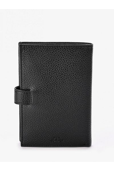 Eminsa Men's Black Genuine Leather Wallet