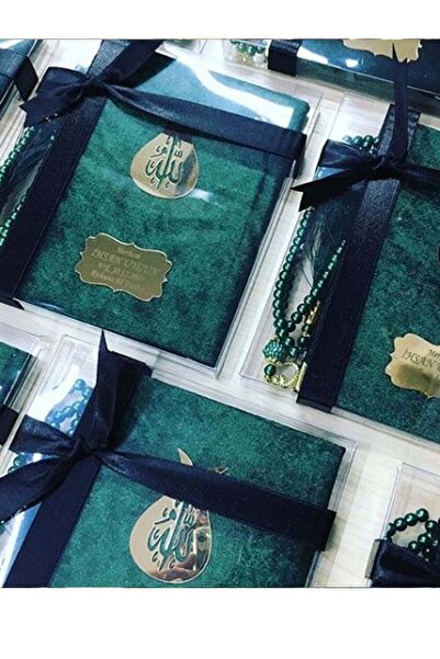 Sera Hediyelik Hac Umre Hediyelik Mevlid Seti (10) Adettir Kadife Yasin Kitab...
