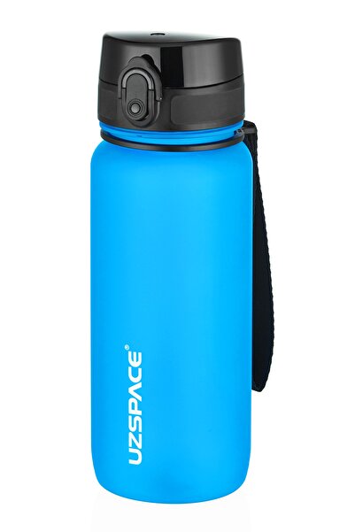 Uzspace زجاجة مياه تريتان من مجموعة فيفتي فيفتي الجديدة سعة 650 مل