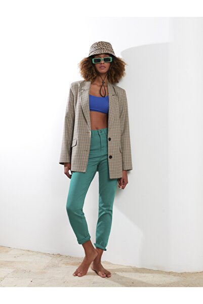 LC Waikiki Normal Bel Dar Fit Düz Cep Detaylı Kadın Pantolon