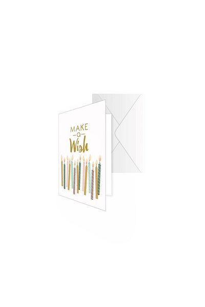KESKİN COLOR Gilded Birthday Card with Envelope No:8
