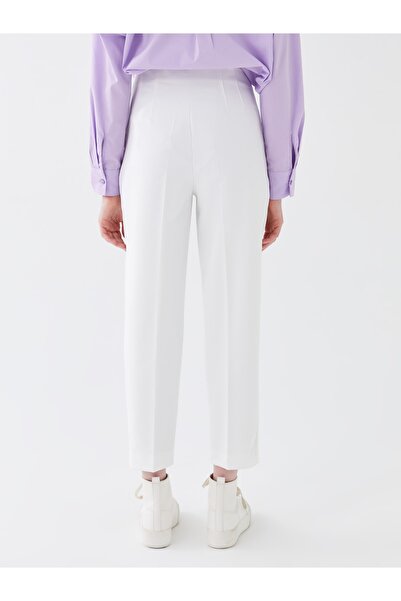 LC Waikiki Dámské rovné kalhoty střihu mrkve