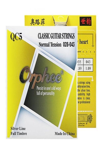 Orphee Classical Guitar String Qc5 Normal Tension