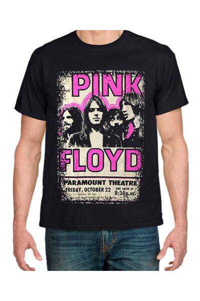 GALASHOP تي شيرت بينك فلويد تور ميدل 1971