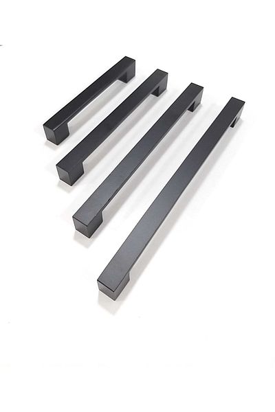 ARON (1 PC) 3416 Sofuoğlu Matte Black Handle TV Unit Dresser Kitchen Drawer Cabinet Door Handle