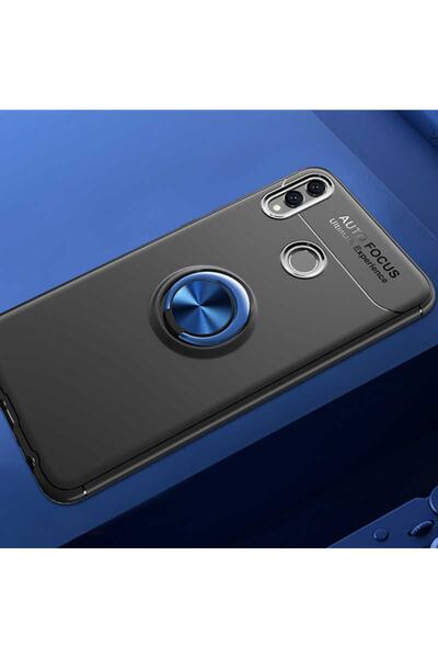 ZM STORE Huawei Honor 8c Kılıf Yüzüklü Standlı Pürüzsüz Ve Soft Arka Yüzey Ra...