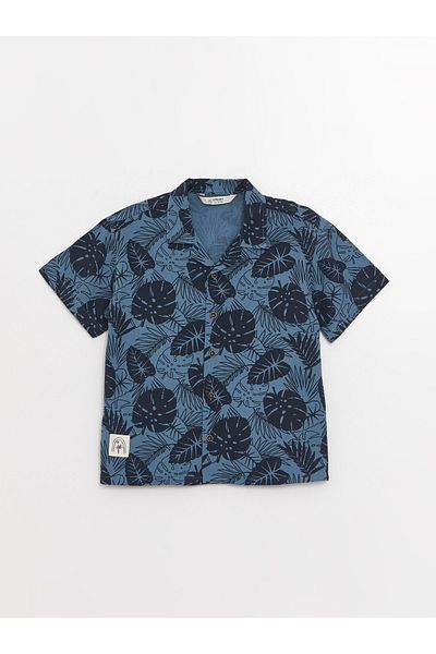 LC Waikiki Patterned Short Sleeve Boy's Shirt and Shorts