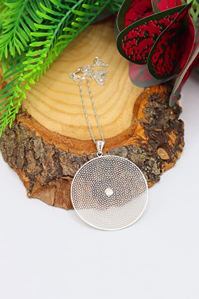 Midyat Nurtaş Gümüş Halka Model Telkari 925 Ayar Gümüş Kolye 201022141