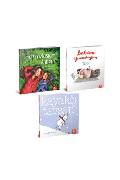 Redhouse Kidz Yayınları Hep Fazlasıdır Annem - Babam Yanımdayken - Kayakçı Tavşan - 3 Kitap Set