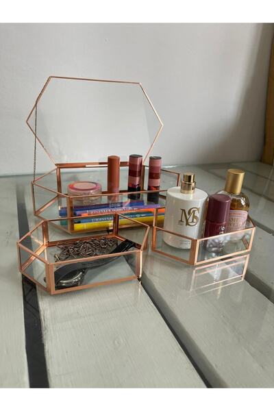 RESİTAL 3 Lü Takı Makyaj Kozmetik Düzenleyici