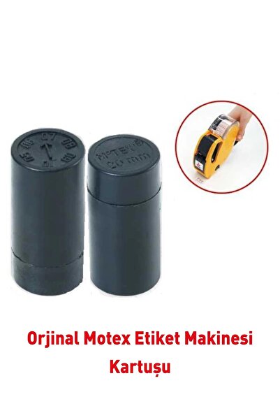 Motex Etiket Makinası Kartuşu 20 Mm (3 Adet)
