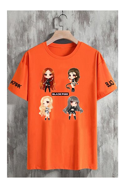 GALASHOP Blackpink Orange T-Shirt Modl46