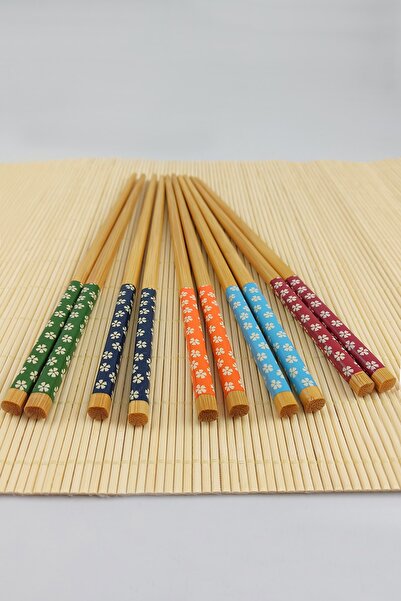 Digithome Bamboo 10-Piece Chopsticks Chopsticks Set - Thn75537 C1-1-18