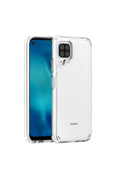 ZM STORE Huawei P40 Lite Kılıf Kenarları Darbe Emici Arkası Sert A Kalite Şef...