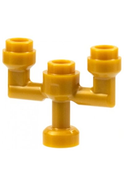 LEGO Original Accessory Moc Custom Minifigure Minifigure Golden Candle Holder...