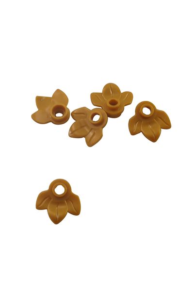 LEGO Original Accessory Custom Mini Figure Plant Leaves Gold Leaf Plant 4 Pieces to Send