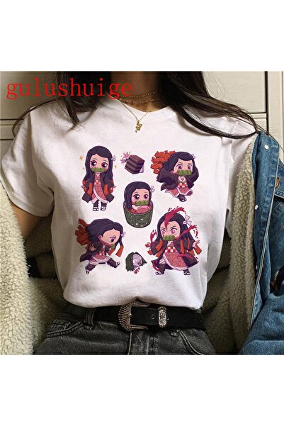 GALASHOP Kimetsu No Yaiba تي شيرت كارتوني مضحك Mod28