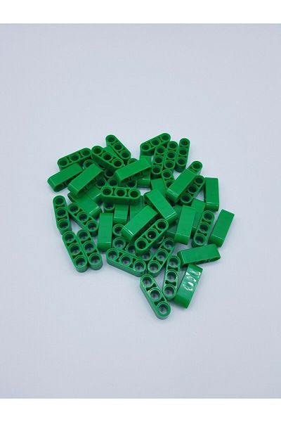 LEGO Original Technic Moc Custom Accessory Liftarm 1 X 3 Thick - Green 4 Pieces Will Be Sent