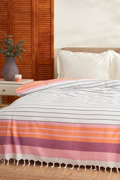 Karaca Home Luis Double Peshtemal Pike Orange