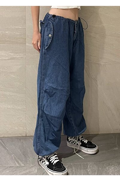 DENİKK Тактически панталони от деним Y2k